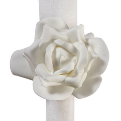 Village Flower Napkin Ring Set Of Zgallerie