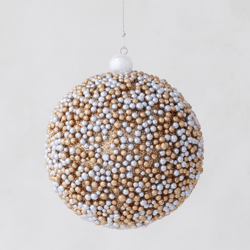Glitter Ball Ornament - Set of 4