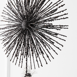 Black Starburst Tree Topper