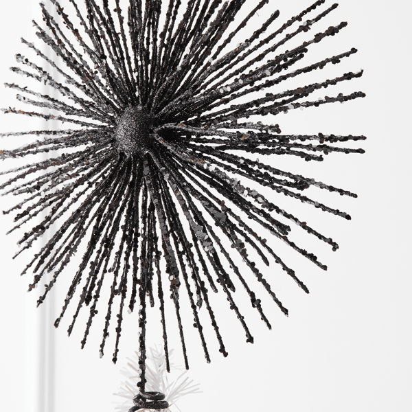 Black Starburst Tree Topper Zgallerie