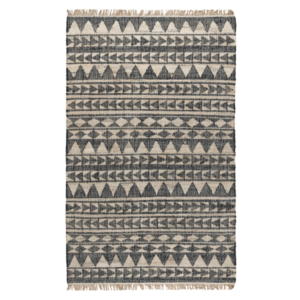 Gomez Rug - Black/Ivory