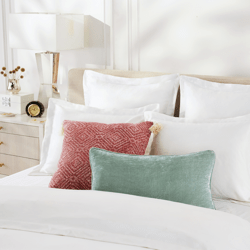 Shelby Lumbar Pillow - Aqua