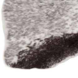 Ayi Faux Cowhide Rug - Charcoal