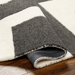 Clyde Rug - Charcoal/Beige