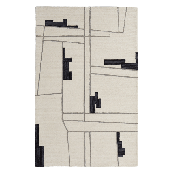 Maggie Rug - Ivory/Black