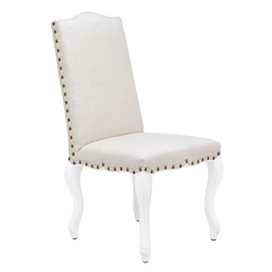 Florette Dining Chair - High Gloss White