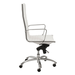 Darby High Back Office Chair - White