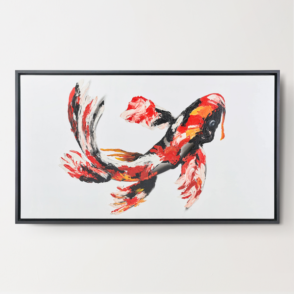Red And Black Koi