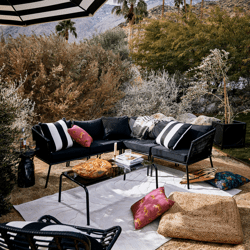 Tiger Bamboo Outdoor Pillow 18"