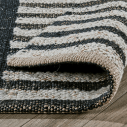 Frieda Rug - Grey/Black