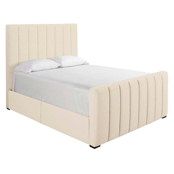 Hadley Storage Bed With Channeled Footboard