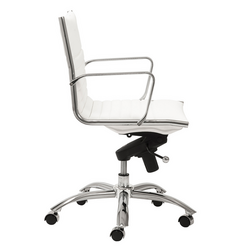 Darby Low Back Office Chair - White