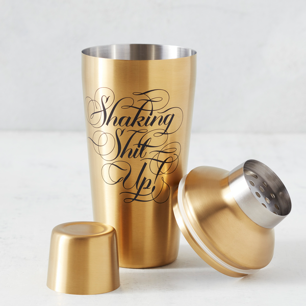 Shaking Shit Up Cocktail Shaker | Zgallerie