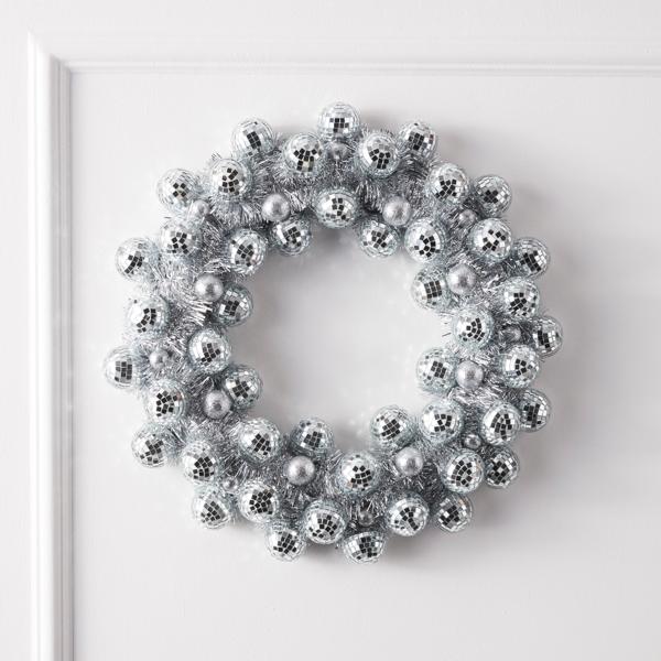 Mirrored Ball Wreath Zgallerie