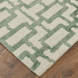 Jacqueline Rug - Ivory/Green
