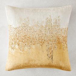 Joie De Vivre Pillow 22" - Gold