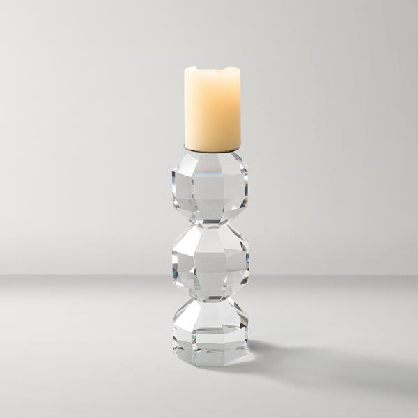 Chiaro Crystal Pillar Holder