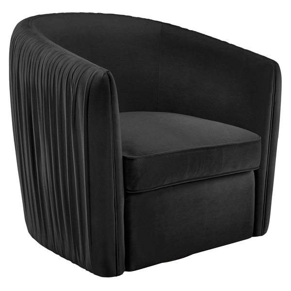 Aria Pleated Swivel Chair