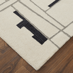 Maggie Rug - Ivory/Black