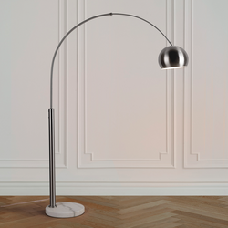 Orson Floor Lamp - Nickel