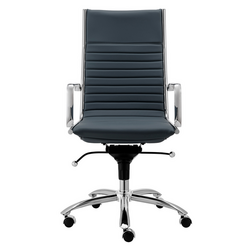 Darby High Back Office Chair - Blue