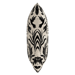 Natalia Outdoor Pillow 18" - Black