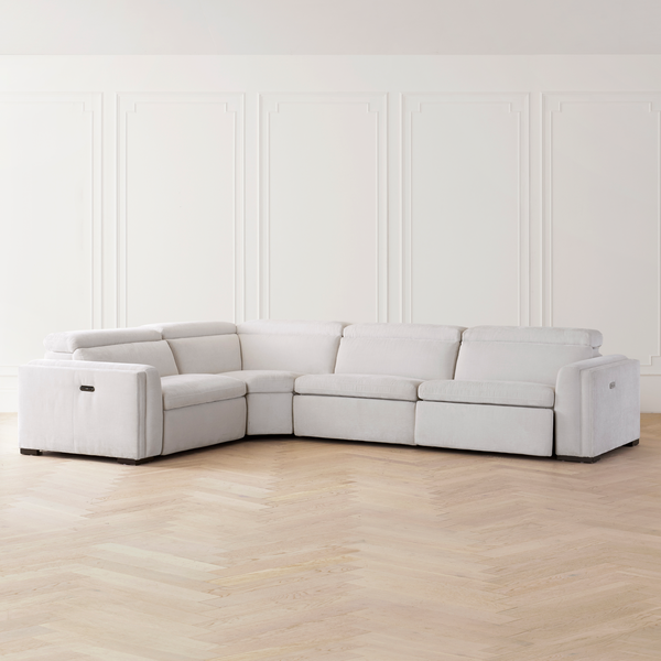 4 pc reclining sectional - left arm facing