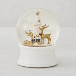 Tree & Reindeer Snow Globe