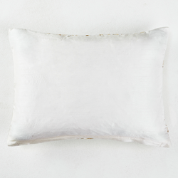 Marble Marvel Lumbar Pillow - Ivory