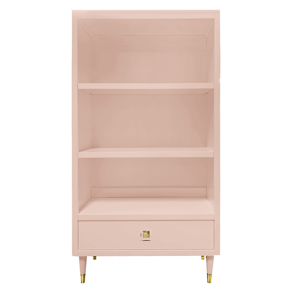 Uptown Bookcase With Drawer - Bahama Pink