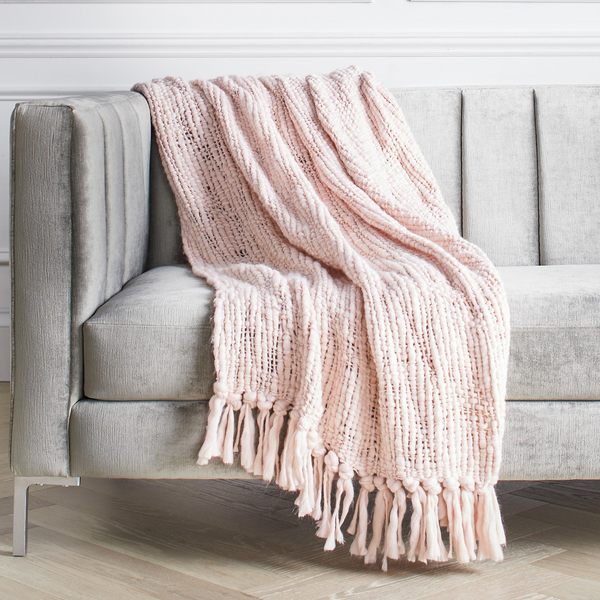 Blush throw blanket hot sale