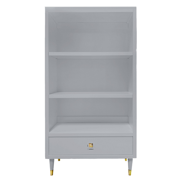 Uptown Bookcase With Drawer - French Grey
