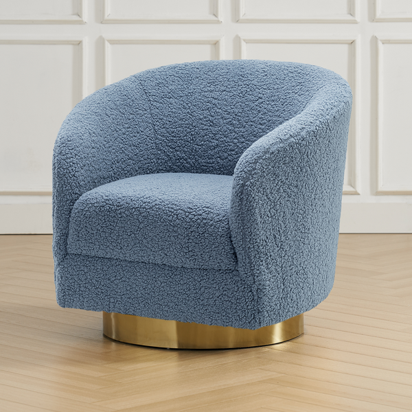 Victoria Swivel Chair - Blue