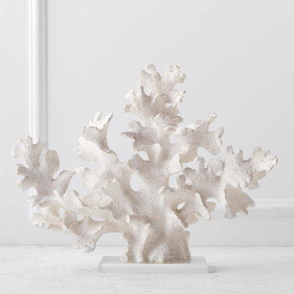 Faux Finger Coral On Stand
