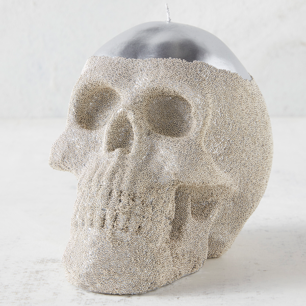 Skull Candle - Silver