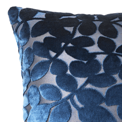 Botanical Pillow 20" - Navy
