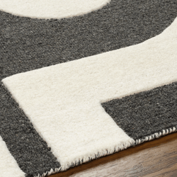 Clyde Rug - Charcoal/Beige