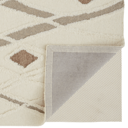 Harlow Rug - Ivory/Brown