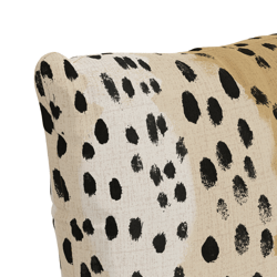 Linen Leopard Outdoor Pillow 18"