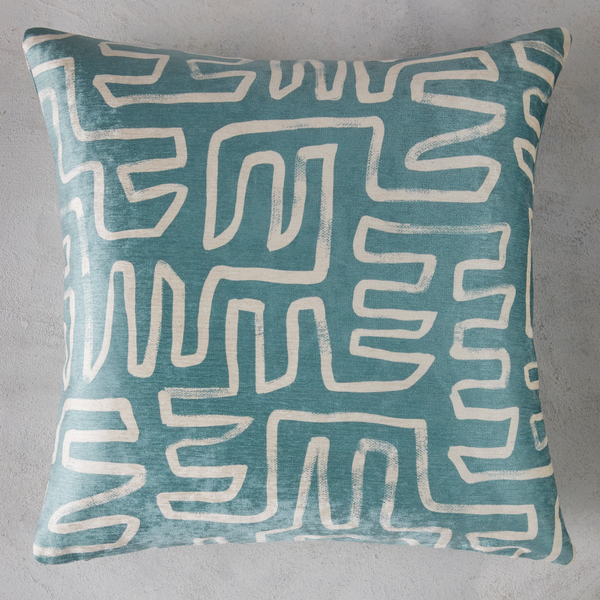 Maze Pillow Cover 22" - Eucalyptus
