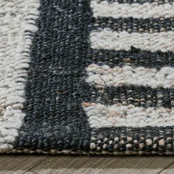 Frieda Rug - Grey/Black