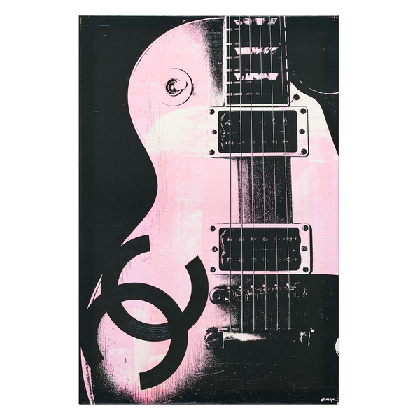 Pink Glam Guitar