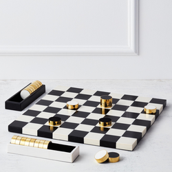 Black And White Checkers