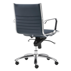 Darby Low Back Office Chair - Blue