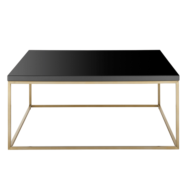 Cory Square Coffee Table Black/Gold Zgallerie