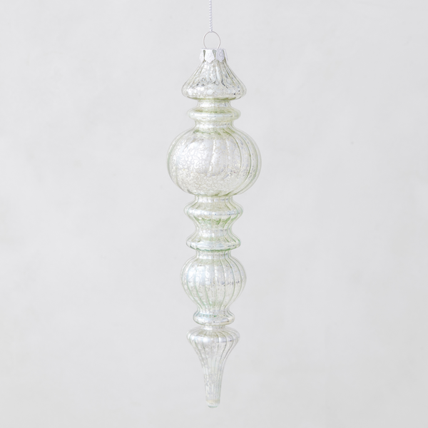 Green Spindle Ornament - 9