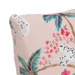 Palm Leopard Outdoor Pillow 18"
