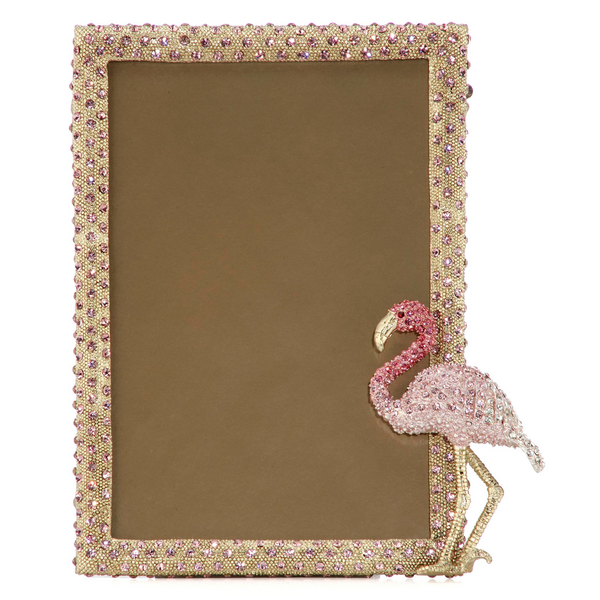 Jeweled Flamingo Frame