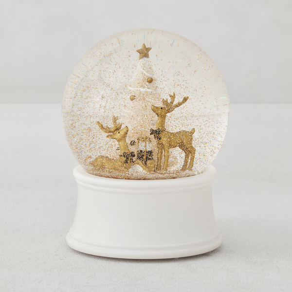 Tree & Reindeer Snow Globe