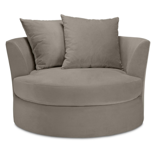 Round cuddler sofa discount